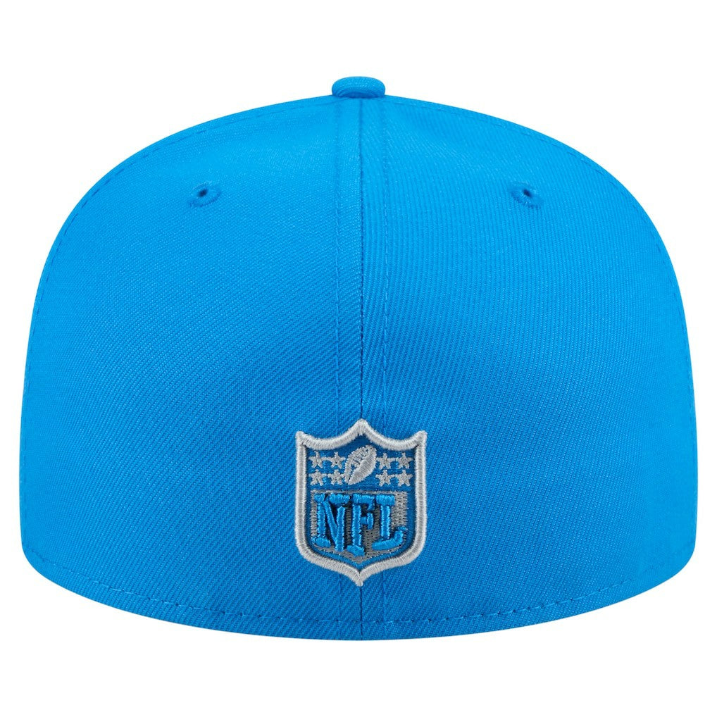 Detroit Lions New Era State Stitch 59FIFTY Fitted Hat - Blue - NFL
