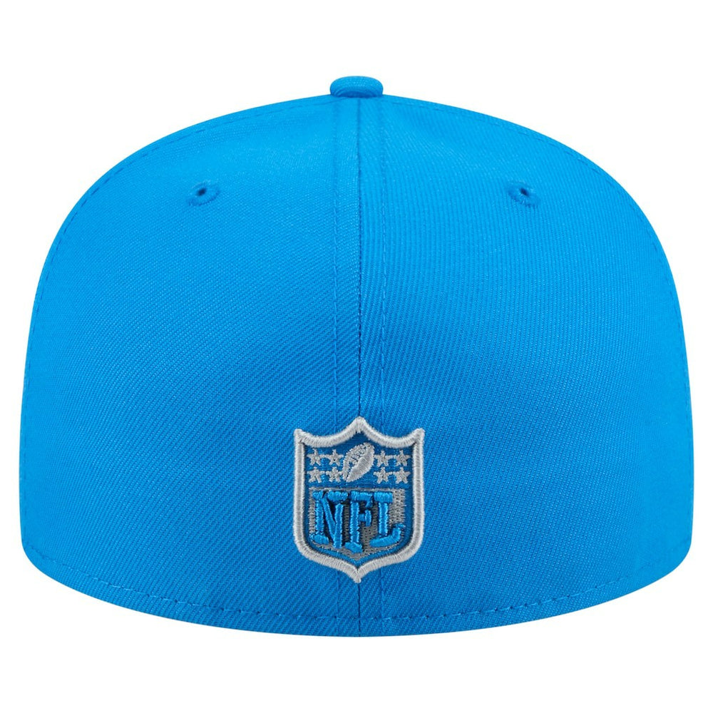 Detroit Lions New Era State Stitch 59FIFTY Fitted Hat - Blue - NFL