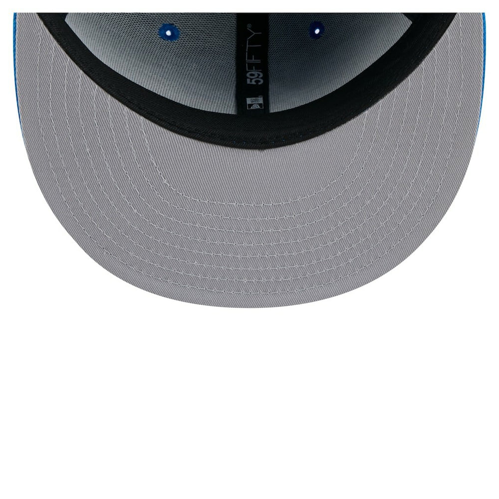 Detroit Lions New Era State Stitch 59FIFTY Fitted Hat - Blue - NFL