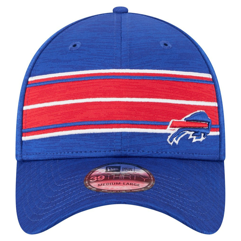 Buffalo Bills New Era Stripes 39THIRTY Flex Hat - Royal - NFL