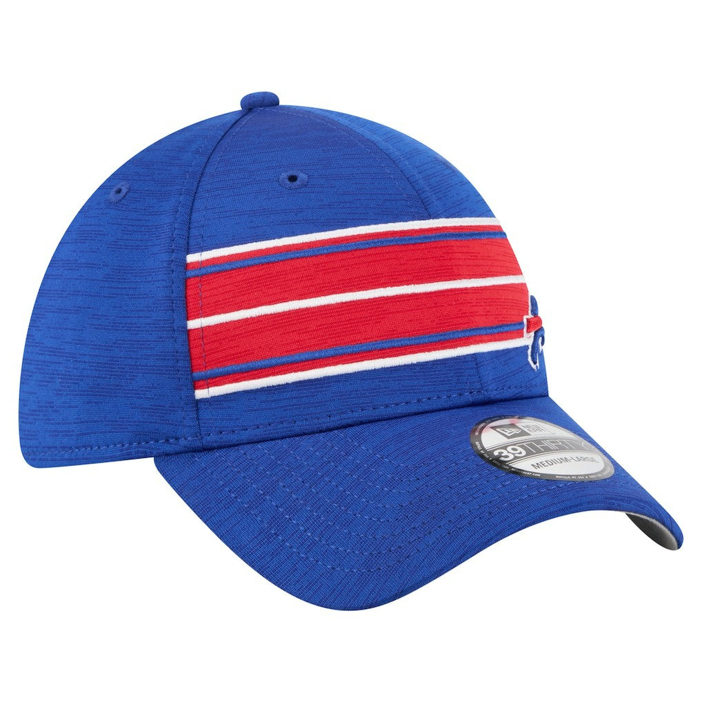 Buffalo Bills New Era Stripes 39THIRTY Flex Hat - Royal - NFL