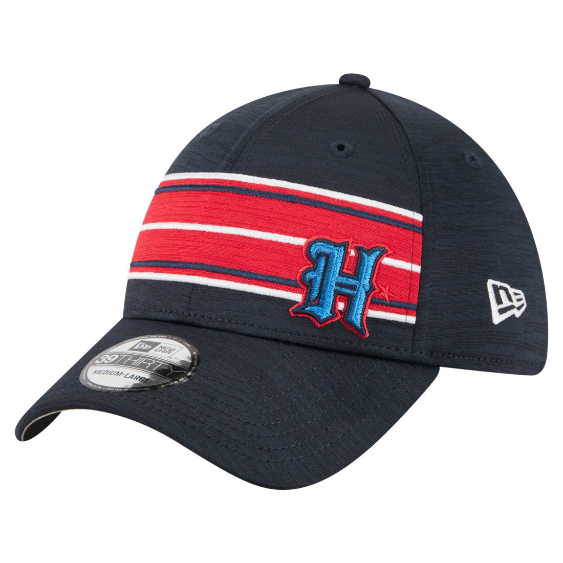 Houston Texans New Era Stripes 39THIRTY Flex Hat - Navy - NFL