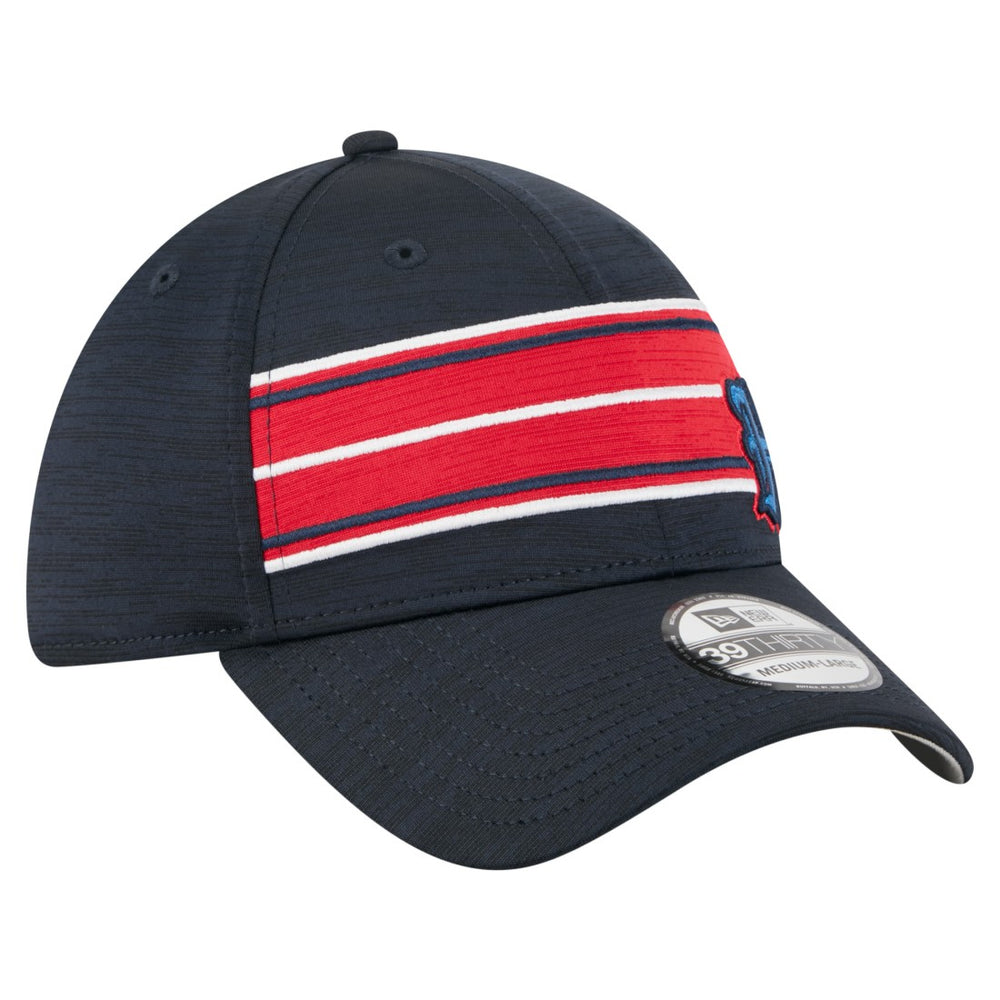 Houston Texans New Era Stripes 39THIRTY Flex Hat - Navy - NFL
