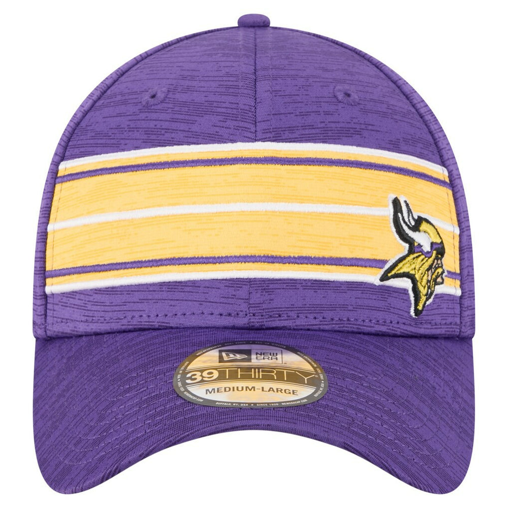 Minnesota Vikings New Era Stripes 39THIRTY Flex Hat - Purple - NFL