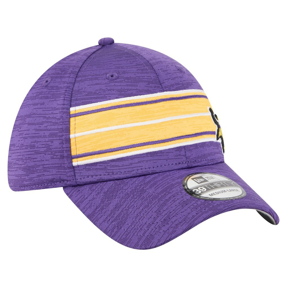 Minnesota Vikings New Era Stripes 39THIRTY Flex Hat - Purple - NFL