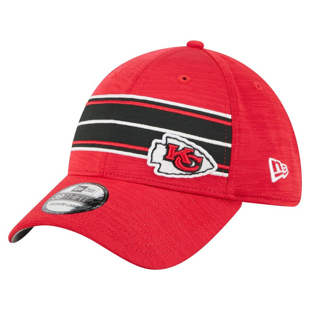 Kansas City Chiefs New Era Stripes 39THIRTY Flex Hat - Red - NFL