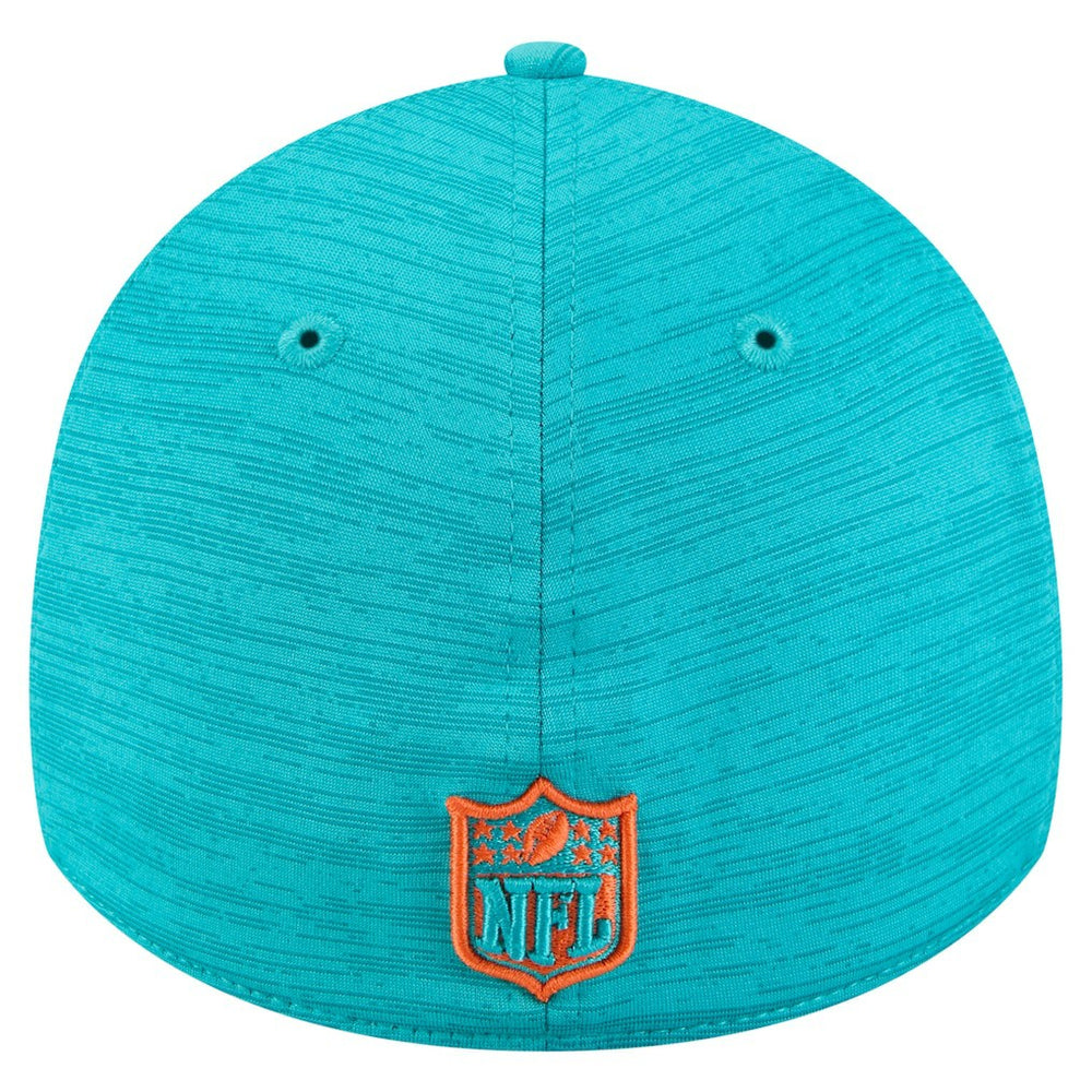 Miami Dolphins New Era Stripes 39THIRTY Flex Hat - Aqua - NFL