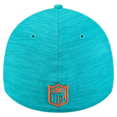 Miami Dolphins New Era Stripes 39THIRTY Flex Hat - Aqua - NFL