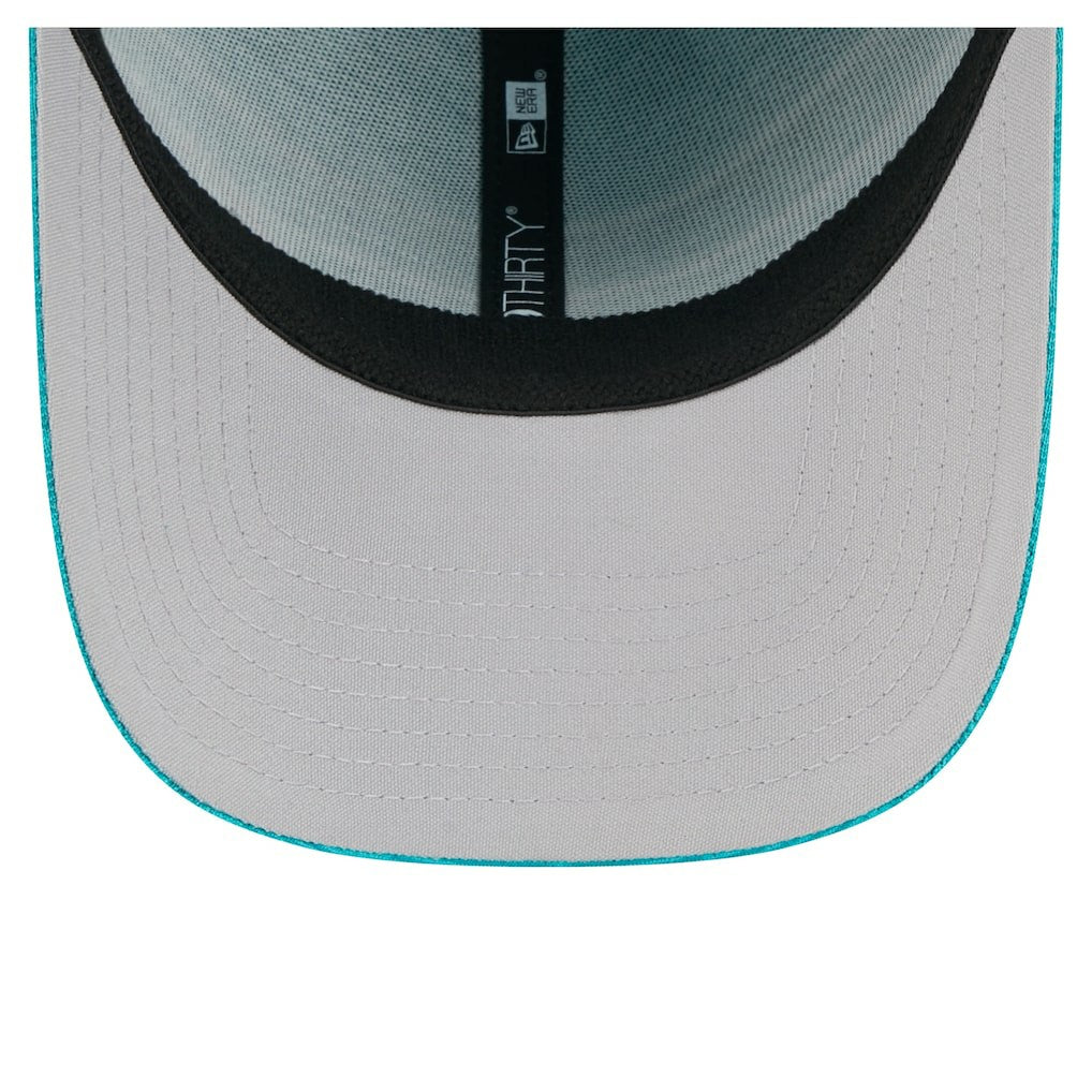 Miami Dolphins New Era Stripes 39THIRTY Flex Hat - Aqua - NFL