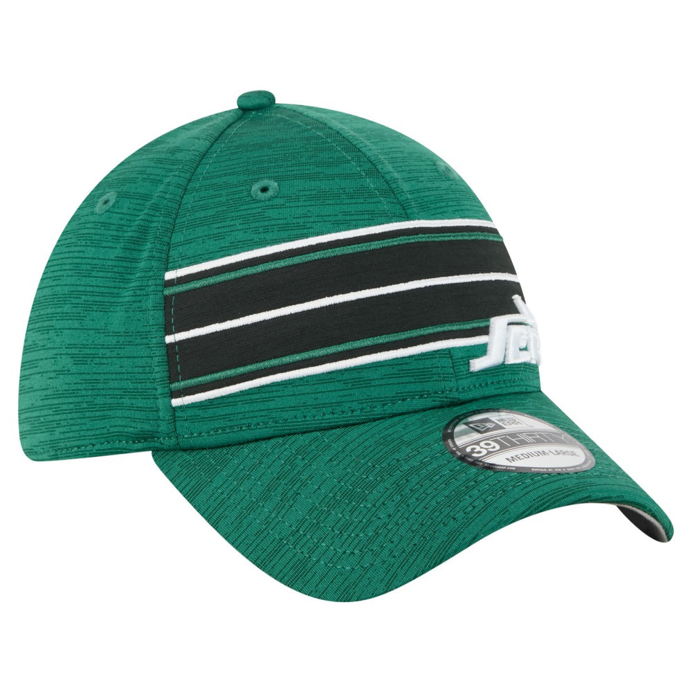 New York Jets New Era Stripes 39THIRTY Flex Hat - Green - NFL