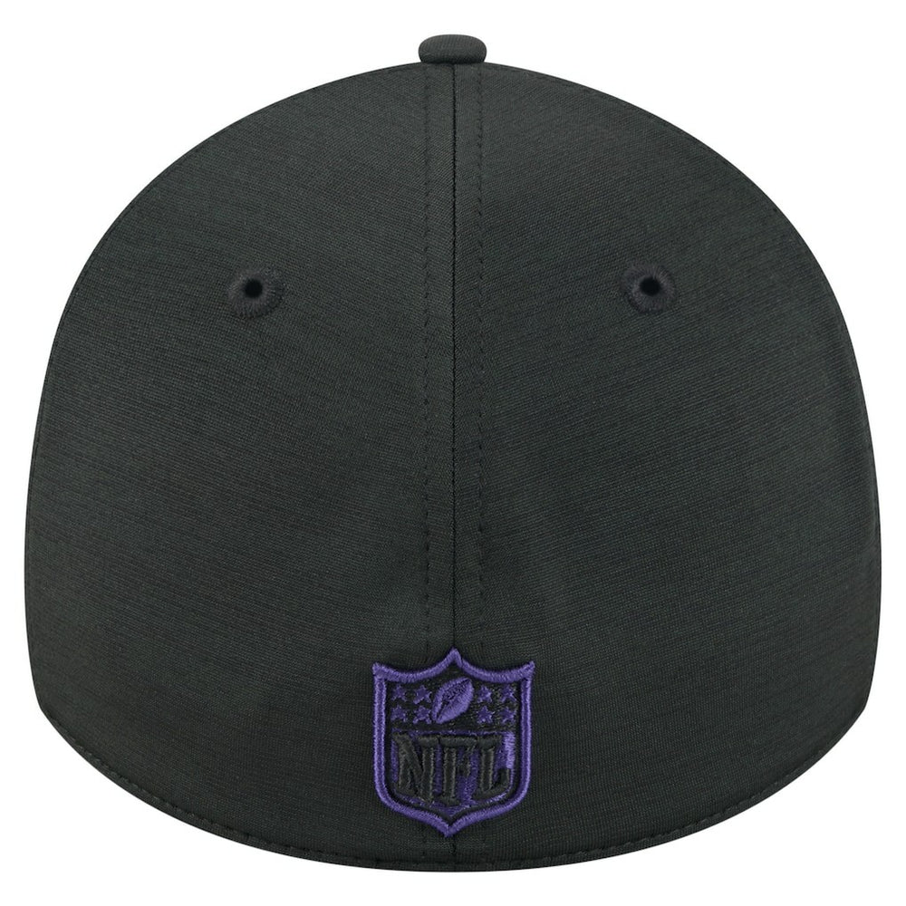 Baltimore Ravens New Era Stripes 39THIRTY Flex Hat - Black - NFL