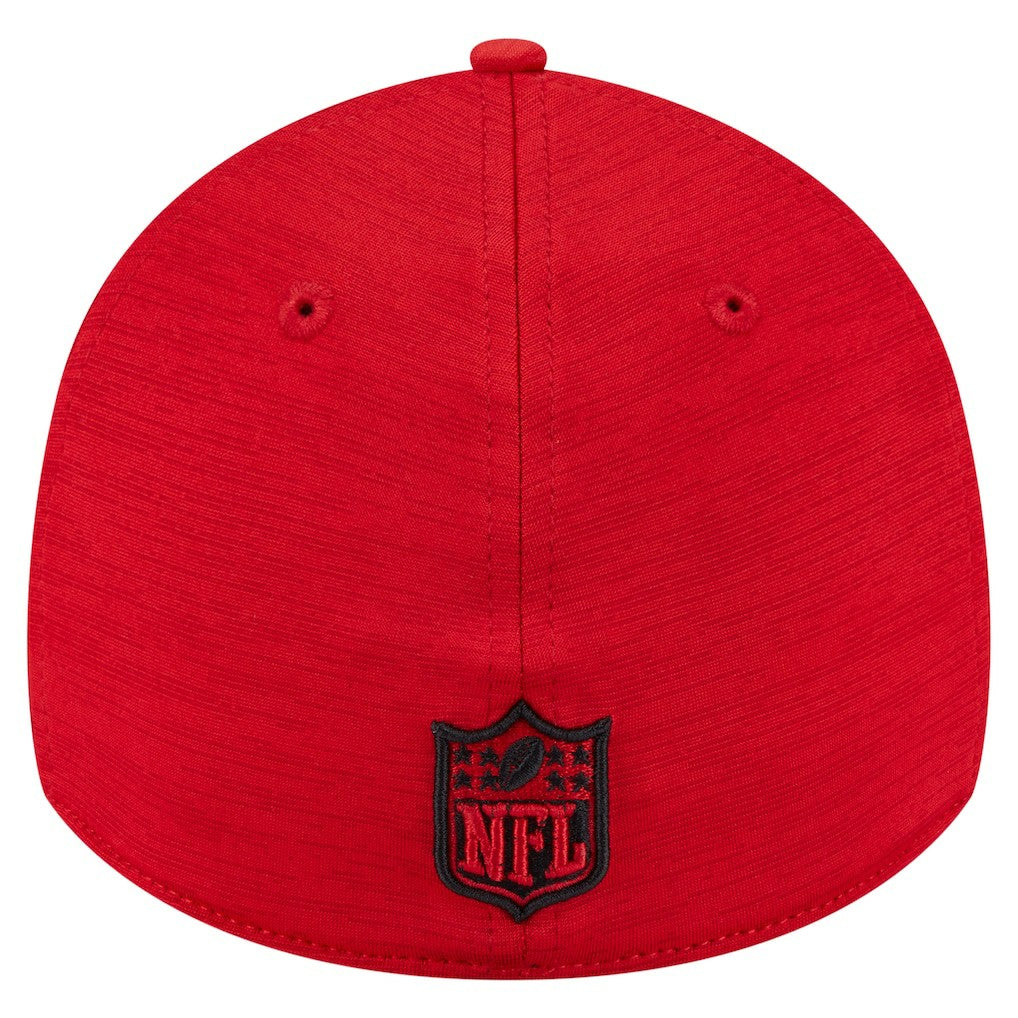 San Francisco 49ers New Era Stripes 39THIRTY Flex Hat - Scarlet - NFL