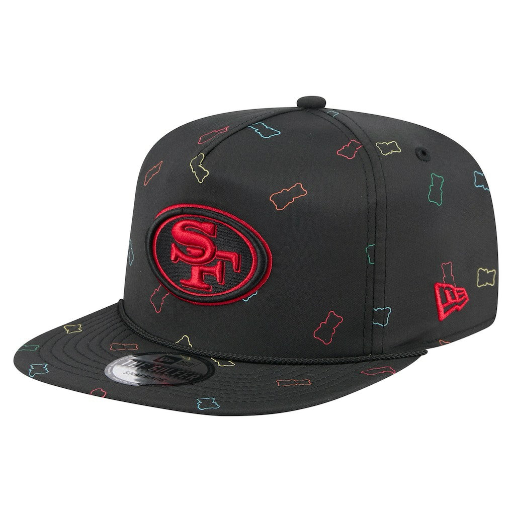 San Francisco 49ers New Era Gummy Golfer Snapback Hat - Black - NFL