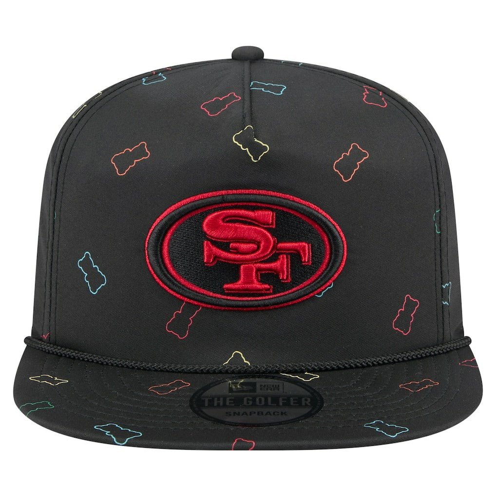 San Francisco 49ers New Era Gummy Golfer Snapback Hat - Black - NFL