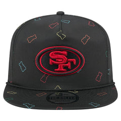 San Francisco 49ers New Era Gummy Golfer Snapback Hat - Black - NFL