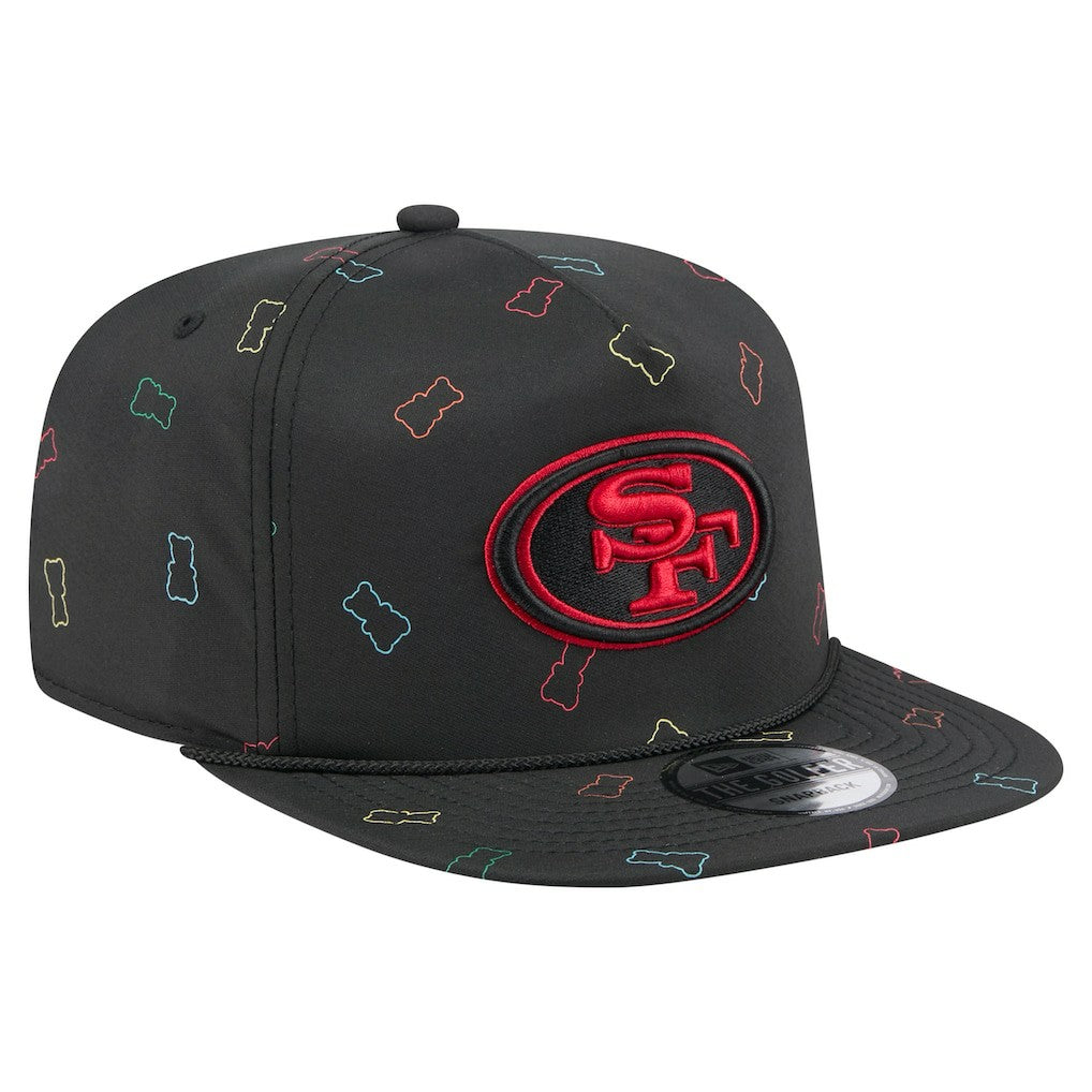 San Francisco 49ers New Era Gummy Golfer Snapback Hat - Black - NFL