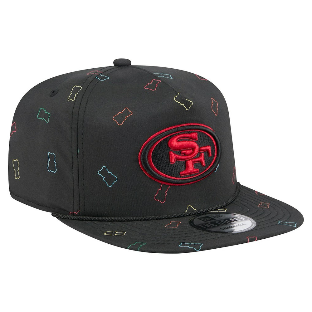 San Francisco 49ers New Era Gummy Golfer Snapback Hat - Black - NFL