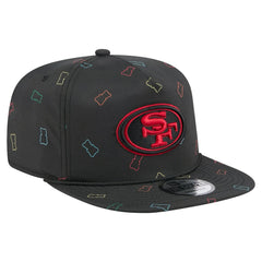 San Francisco 49ers New Era Gummy Golfer Snapback Hat - Black - NFL