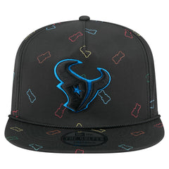 Houston Texans New Era Gummy Golfer Snapback Hat - Black - NFL