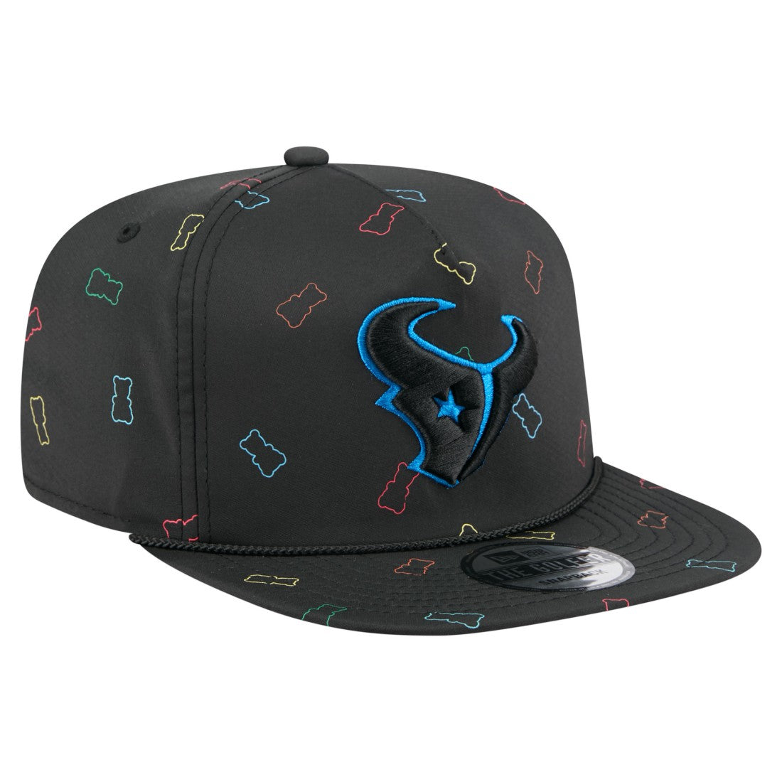 Houston Texans New Era Gummy Golfer Snapback Hat - Black - NFL