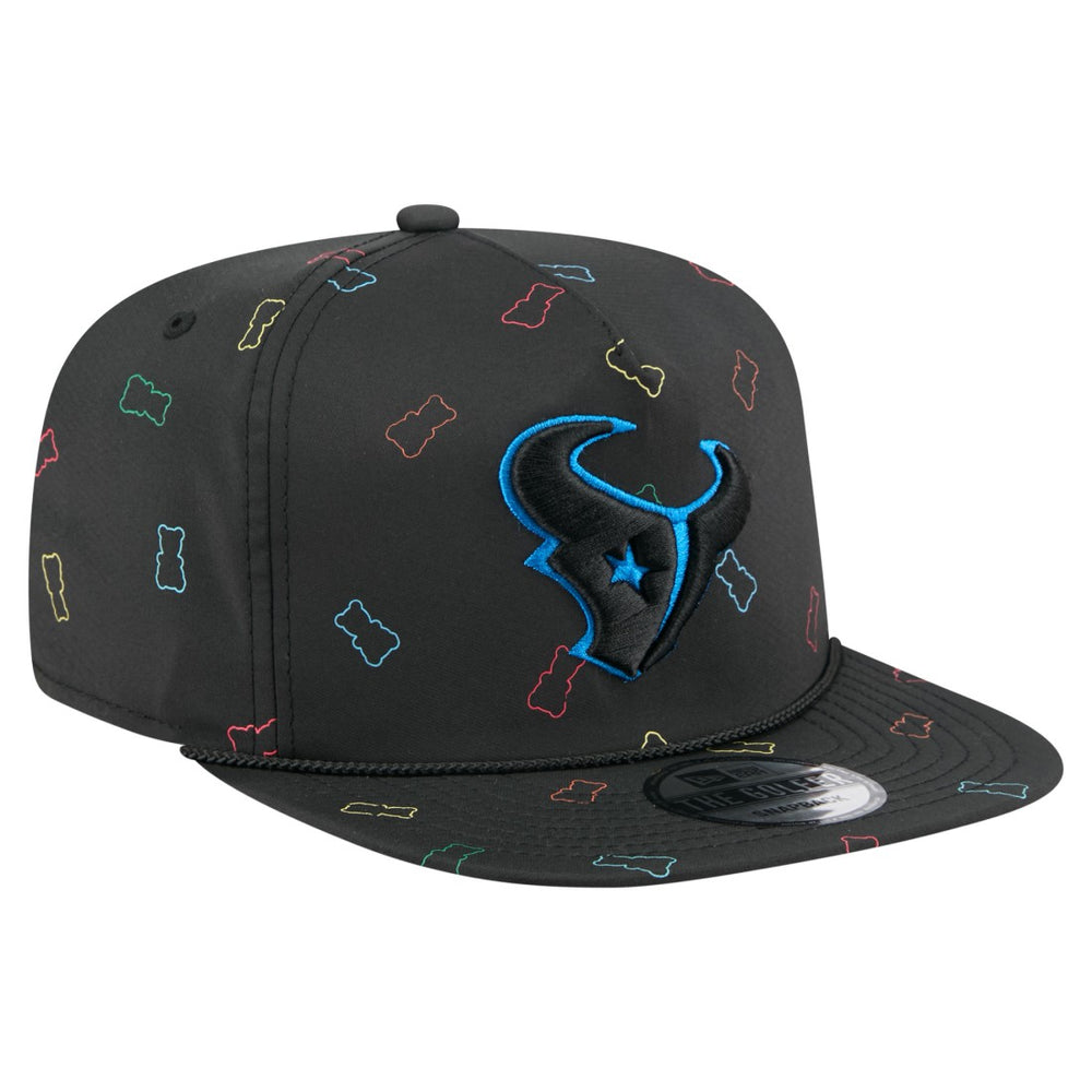 Houston Texans New Era Gummy Golfer Snapback Hat - Black - NFL