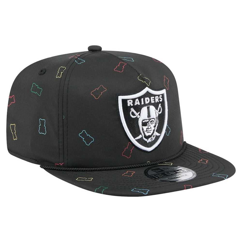 Las Vegas Raiders New Era Gummy Golfer Snapback Hat - Black - NFL