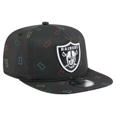 Las Vegas Raiders New Era Gummy Golfer Snapback Hat - Black - NFL