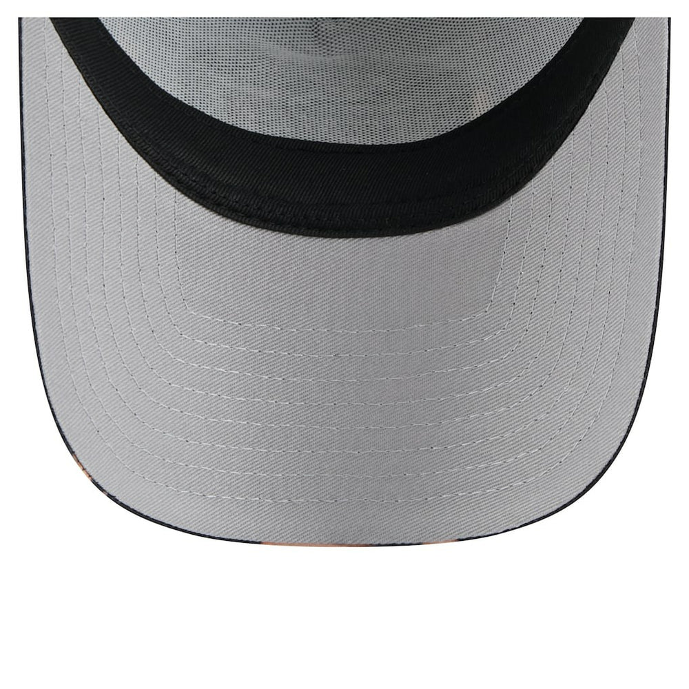 San Francisco 49ers New Era Bleached 9FORTY A-Frame Adjustable Hat - Black - NFL