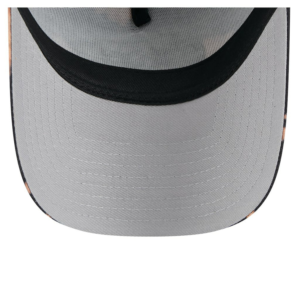 Kansas City Chiefs New Era Bleached 9FORTY A-Frame Adjustable Hat - Black - NFL