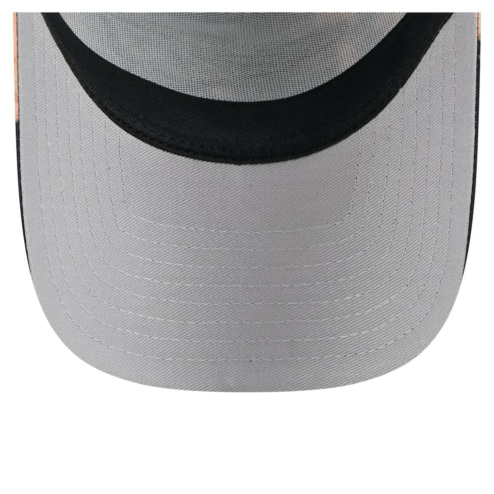 New England Patriots New Era Bleached 9FORTY A-Frame Adjustable Hat - Black - NFL