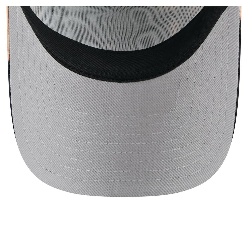New England Patriots New Era Bleached 9FORTY A-Frame Adjustable Hat - Black - NFL