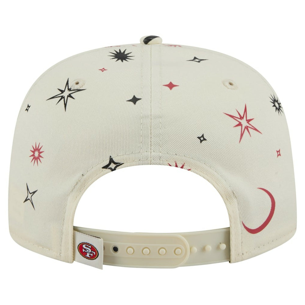 San Francisco 49ers New Era Celestial Golfer Snapback Hat - Cream - NFL