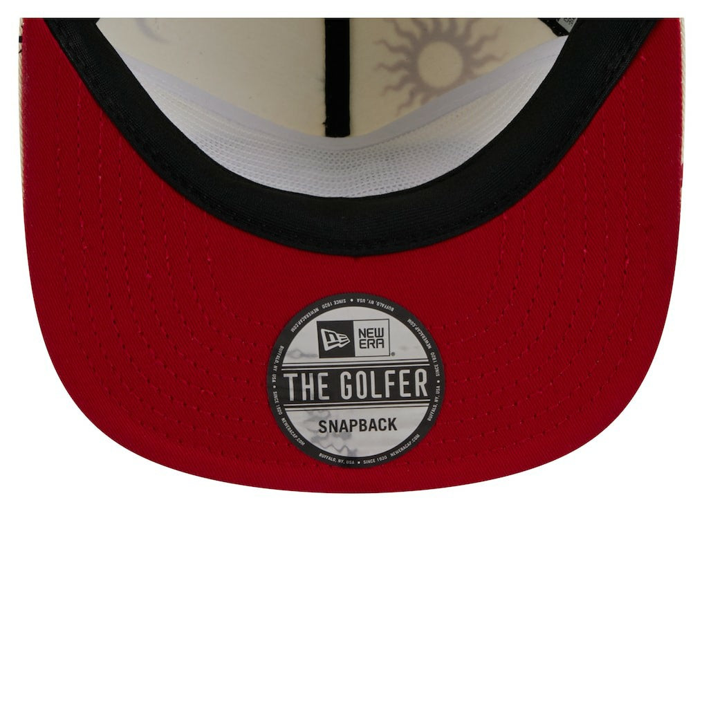 San Francisco 49ers New Era Celestial Golfer Snapback Hat - Cream - NFL