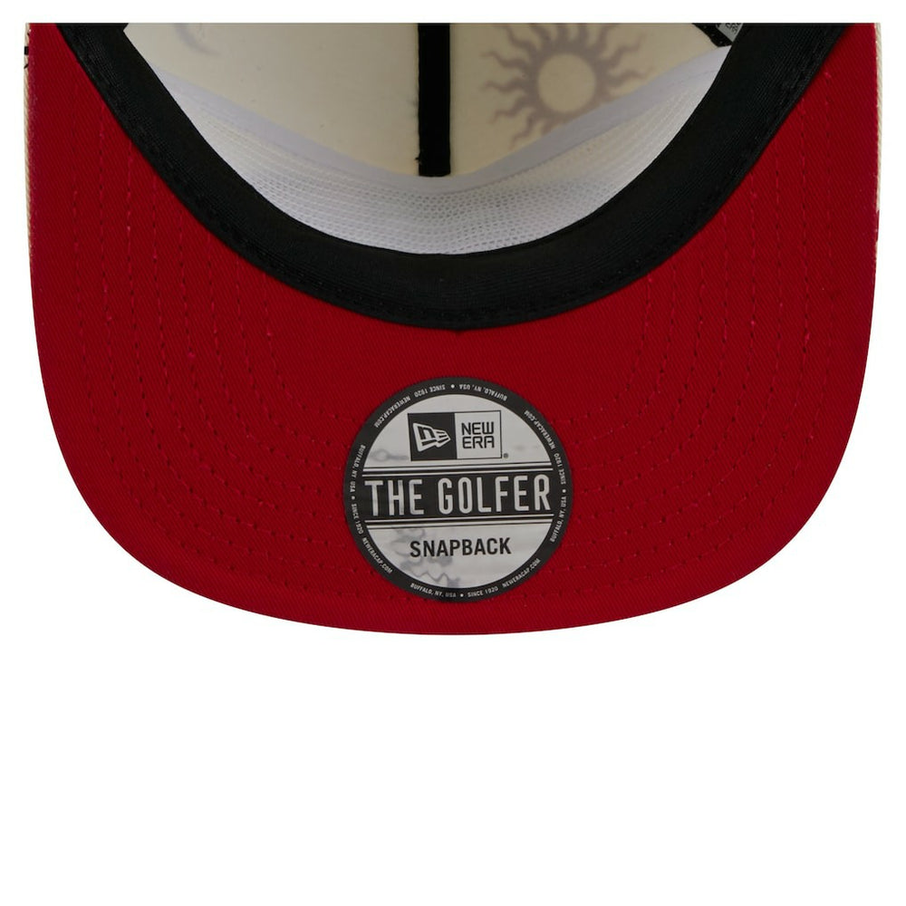 San Francisco 49ers New Era Celestial Golfer Snapback Hat - Cream - NFL