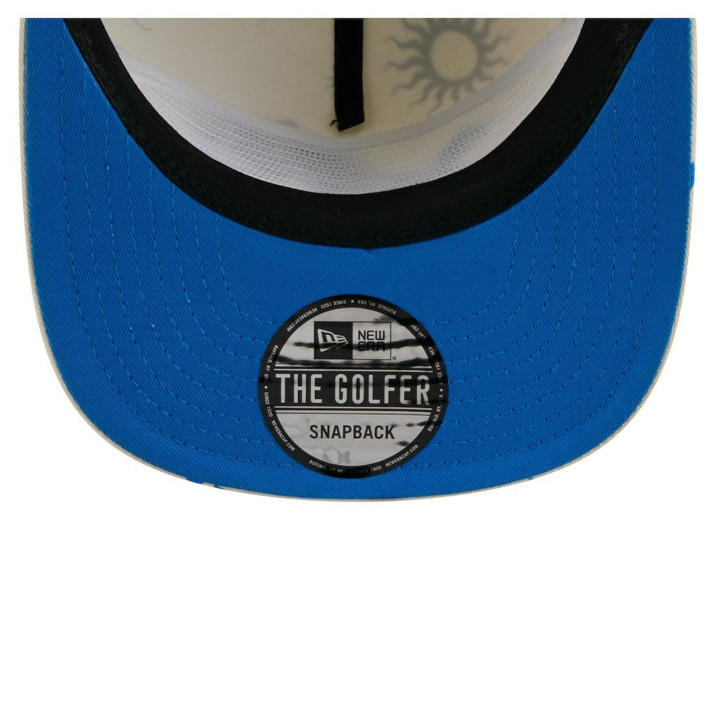 Detroit Lions New Era Celestial Golfer Snapback Hat - Cream - NFL