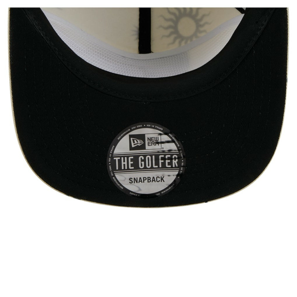 Las Vegas Raiders New Era Celestial Golfer Snapback Hat - Cream - NFL