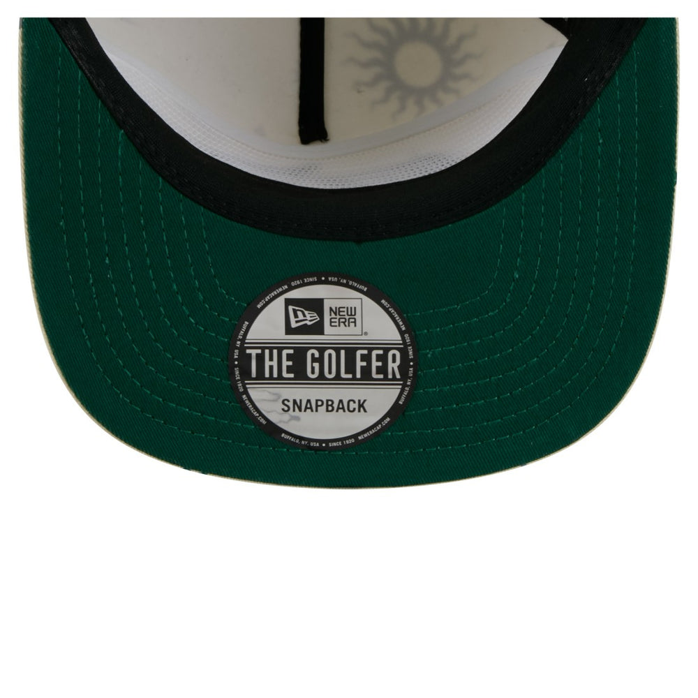 New York Jets New Era Celestial Golfer Snapback Hat - Cream - NFL