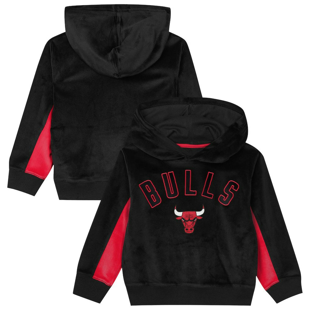 Chicago Bulls Outerstuff Preschool Velour Hoodie Black