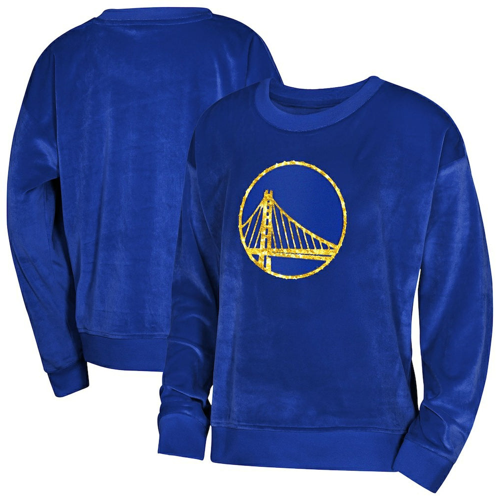 Golden State Warriors Outerstuff Youth Girls Step Back Sweatshirt Royal