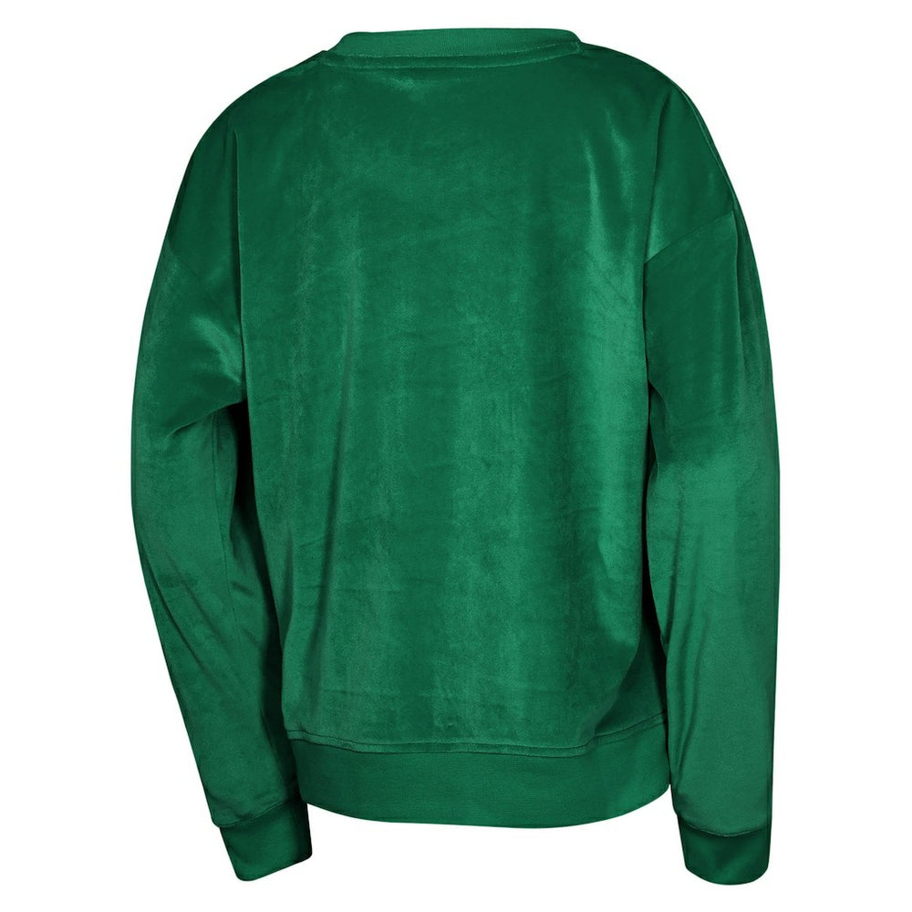 Boston Celtics Outerstuff Youth Girls Step Back Sweatshirt Kelly Green