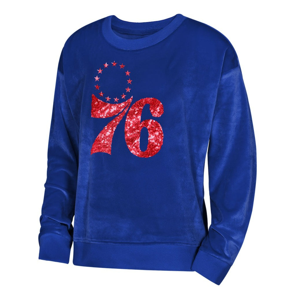 Philadelphia 76ers Outerstuff Youth Girls Step Back Sweatshirt Royal