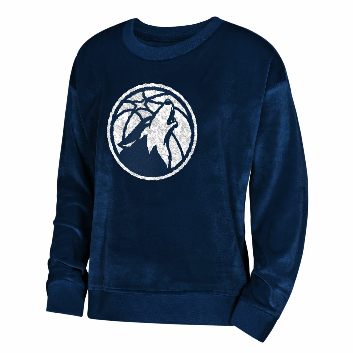 Minnesota Timberwolves Outerstuff Youth Girls Step Back Sweatshirt Navy