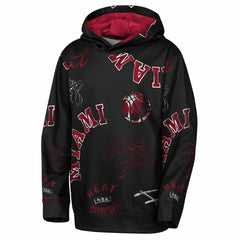 Miami Heat Outerstuff Youth Moving Violation Hoodie Black