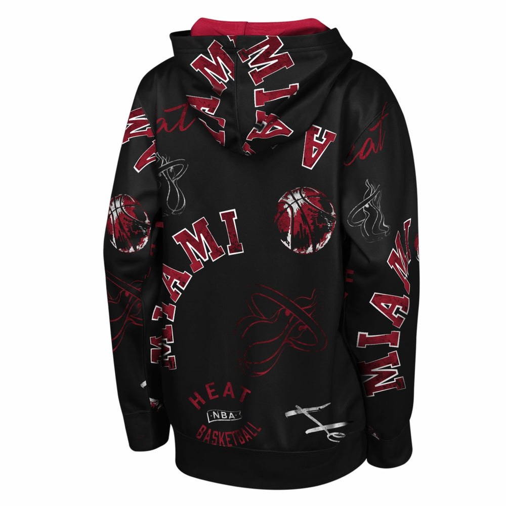 Miami Heat Outerstuff Youth Moving Violation Hoodie Black