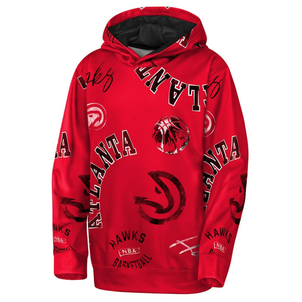 Atlanta Hawks Outerstuff Youth Moving Violation Hoodie Red
