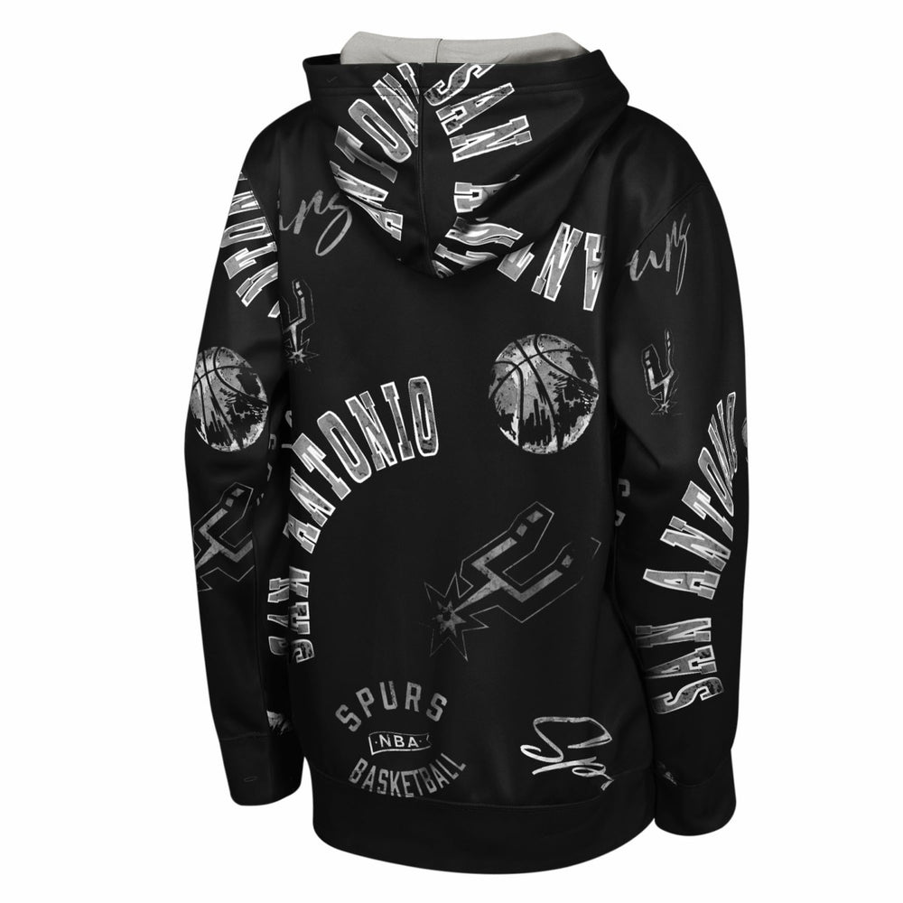San Antonio Spurs Outerstuff Youth Moving Violation Hoodie Black