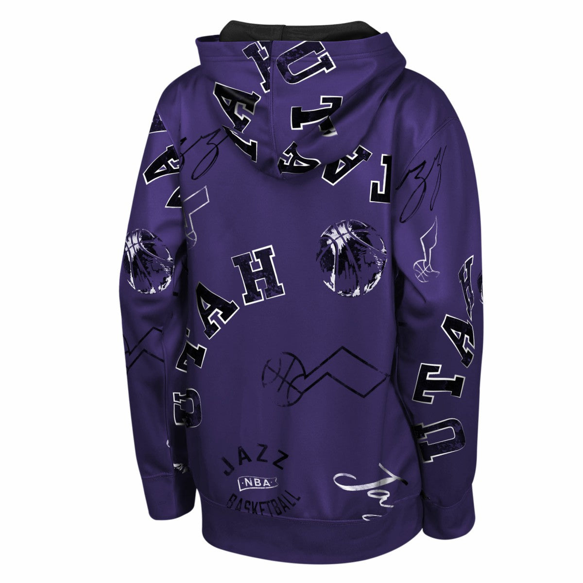 Utah Jazz Outerstuff Youth Moving Violation Hoodie Purple