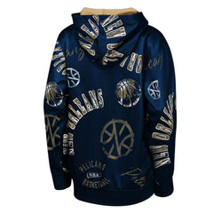 New Orleans Pelicans Outerstuff Youth Moving Violation Hoodie Navy