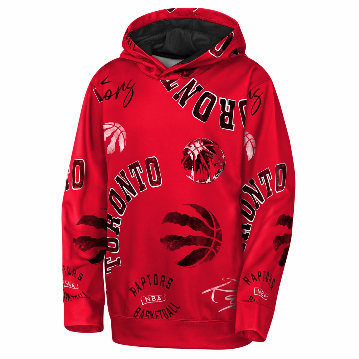 Toronto Raptors Outerstuff Youth Moving Violation Hoodie Red