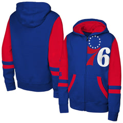 Philadelphia 76ers Outerstuff Youth Straight to the League Full-Zip Hoodie Royal